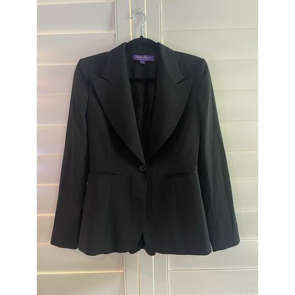 Ralph Lauren Collection Purple Label Meritta Wool Cashmere Jacket Blazer 2 Women - Picture 6 of 13